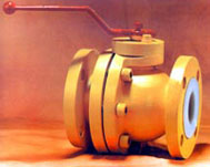 PFA / FEP Lined Ball Valve